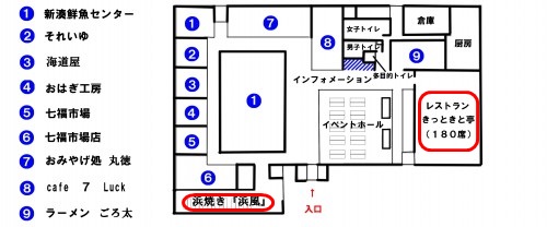 きっときと市場見取り図