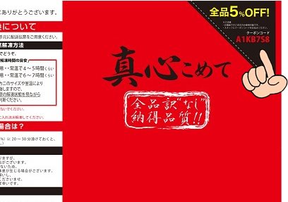 かにまみれのパンフレット