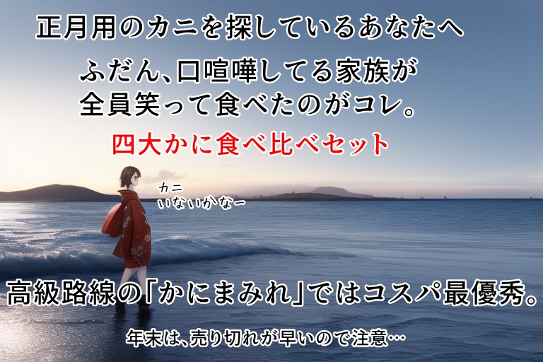 四大カニ食べ比べセット