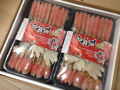 ズワイガニ4パック