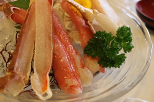カニ　刺身